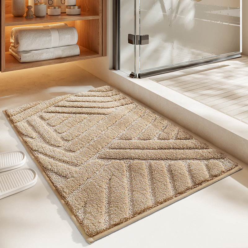 Plush Quick-Dry Non-Slip Bathroom Rug – Comfort and Safety
