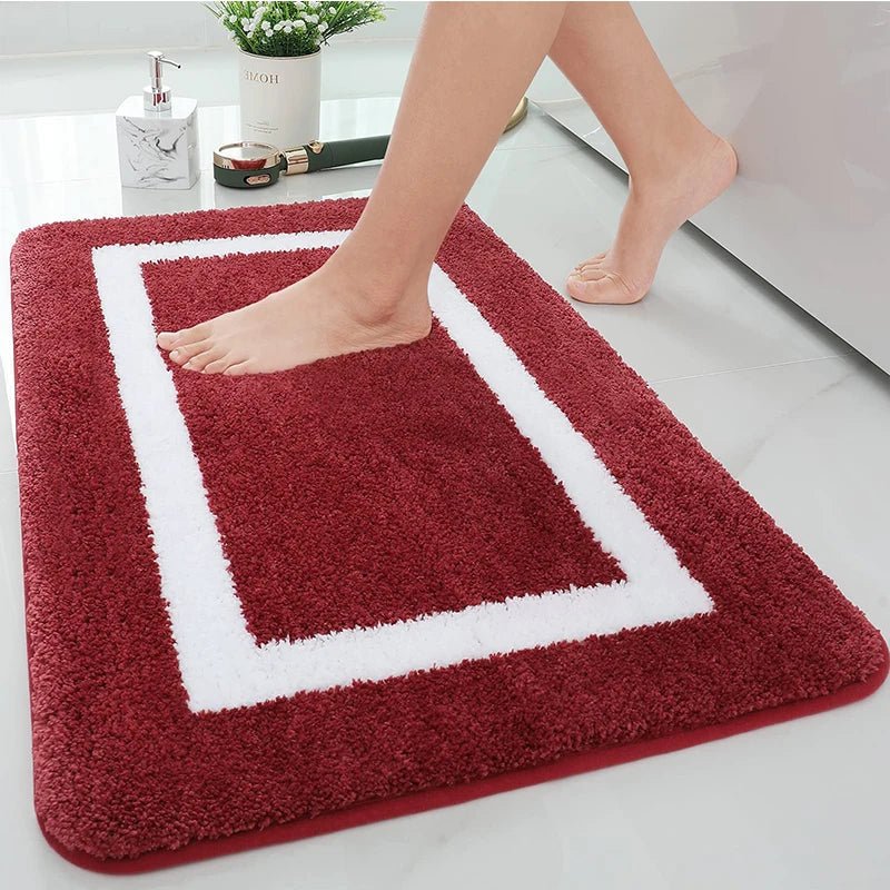 Luxurious Microfiber Bath Mat with Non-Slip Backing