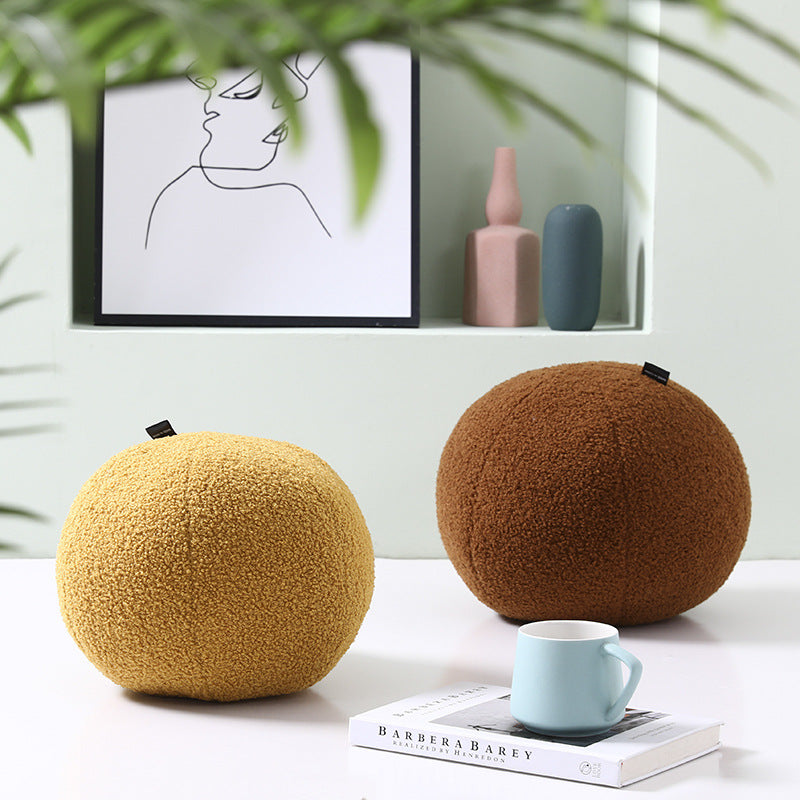 Versatile Plush Round Floor Pillow – 11.8 Inch Cozy Seating