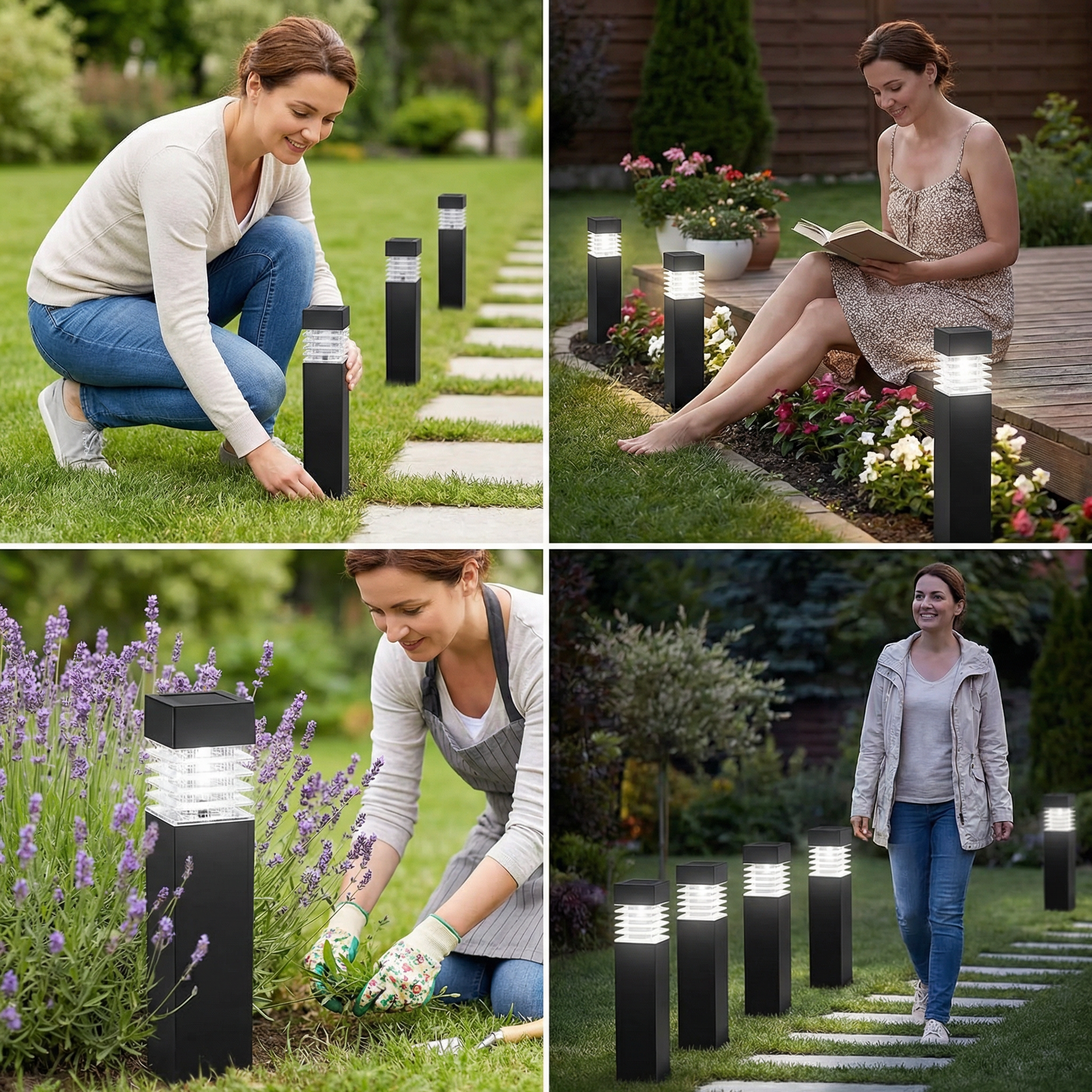 Waterproof Solar LED Ground Lights | Automatic Operation