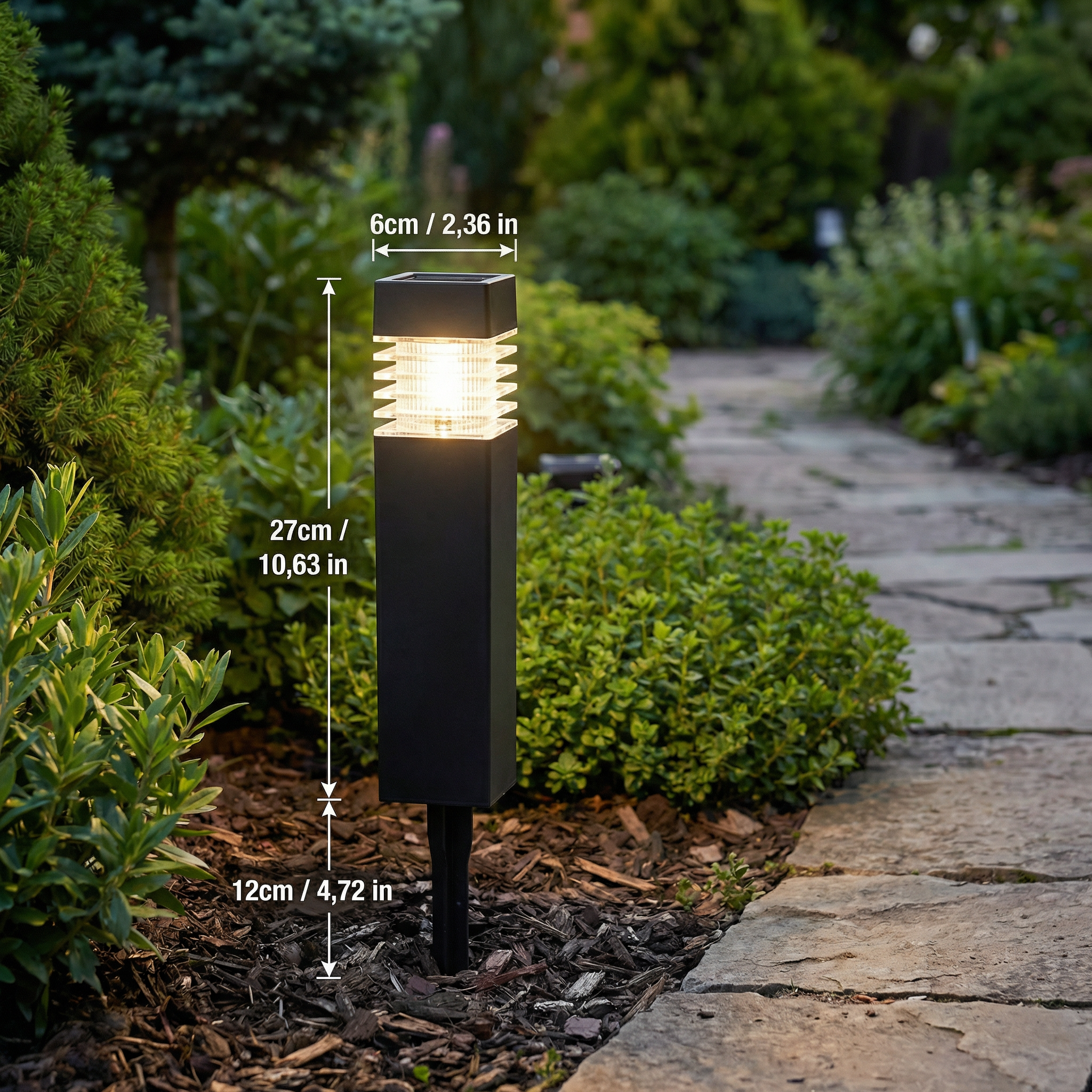 Waterproof Solar LED Ground Lights | Automatic Operation