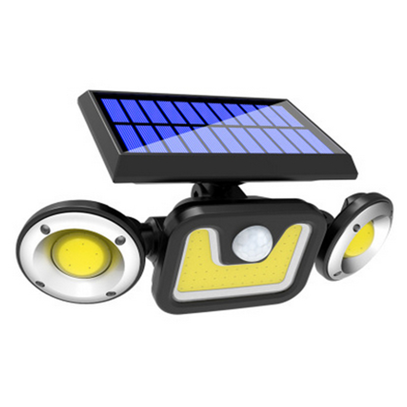 EcoSmart 3-Head Solar Floodlight with Motion Detection