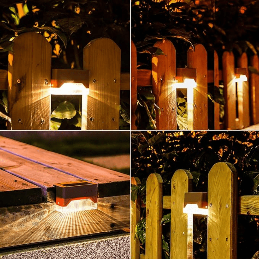 Eco-Friendly Solar Step Lights for Outdoor Ambiance