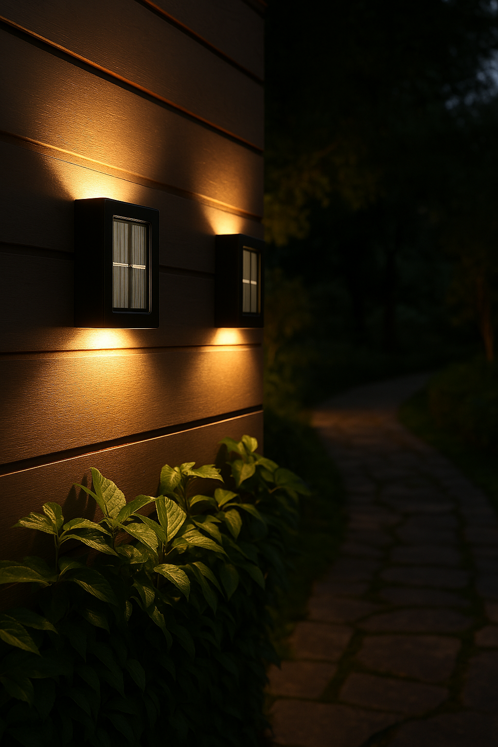 Wireless Solar LED Outdoor Wall Lights | 8-Hour Light Duration | Motion Sensor