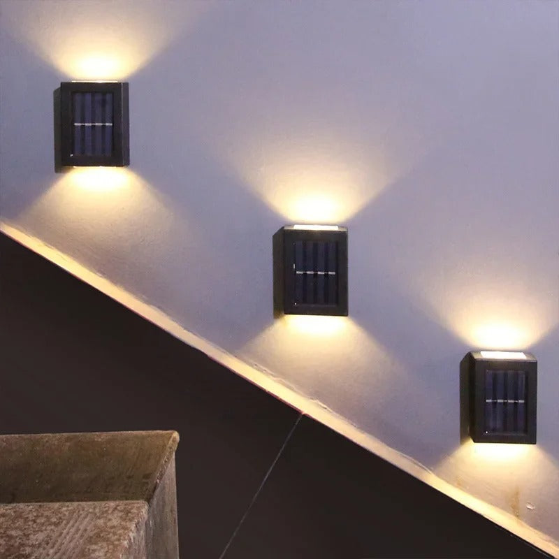 Wireless Solar LED Outdoor Wall Lights | 8-Hour Light Duration | Motion Sensor
