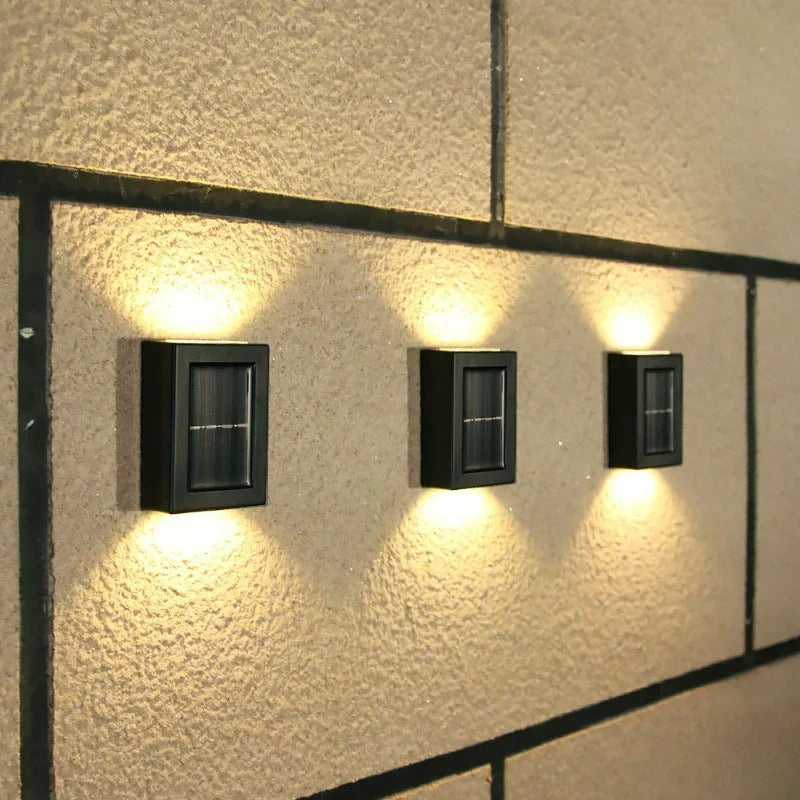 Wireless Solar LED Outdoor Wall Lights | 8-Hour Light Duration | Motion Sensor