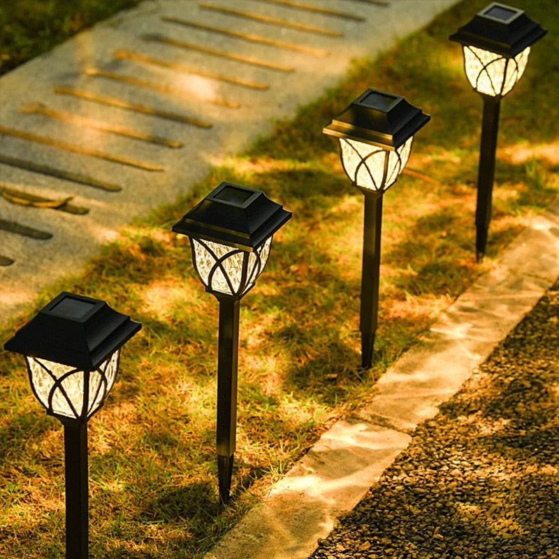 EcoBright Solar Pathway Lights with Smart Dusk Detection
