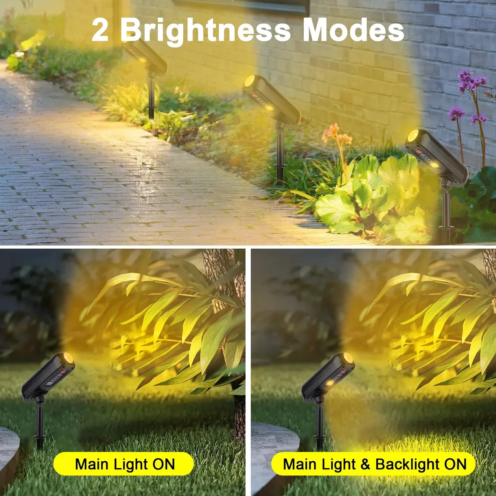 LUMINAIRE – Eco-Friendly Solar LED Spotlight with Dual Modes