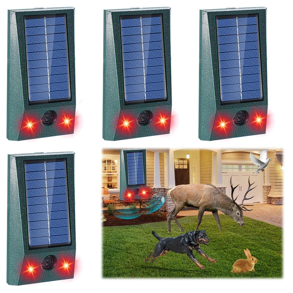 EcoShield - Solar-Powered Ultrasonic Bird Deterrent Device