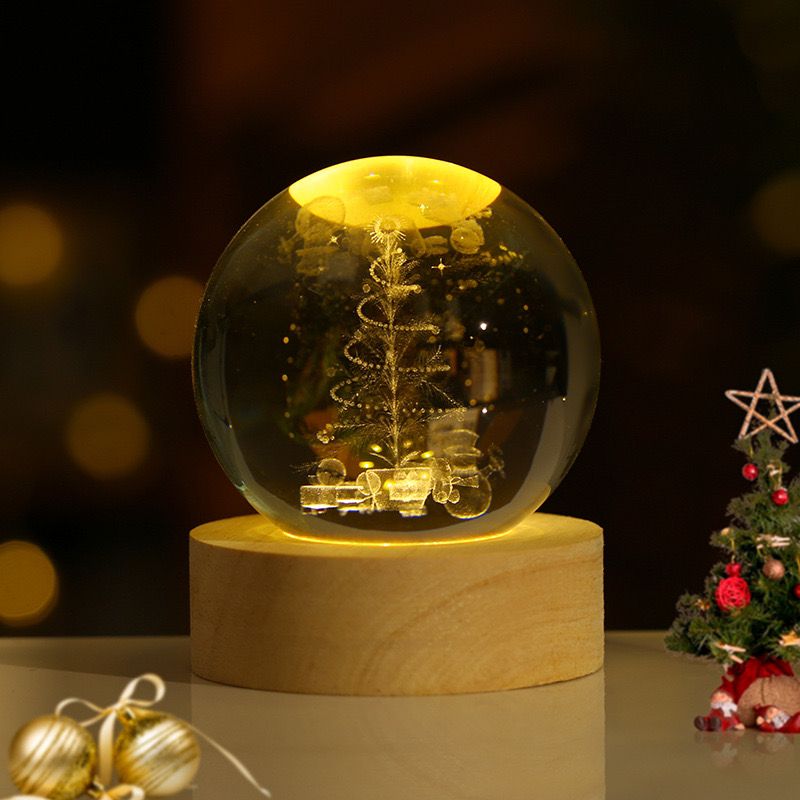 CelestialGlow LED Solar System Crystal Display