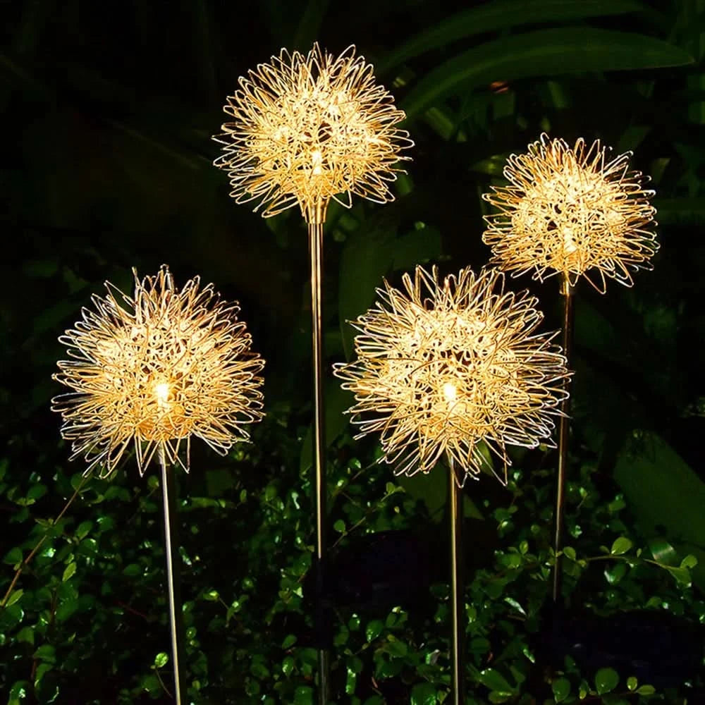 Enchanting Solar Dandelion Lights for Outdoor Ambiance