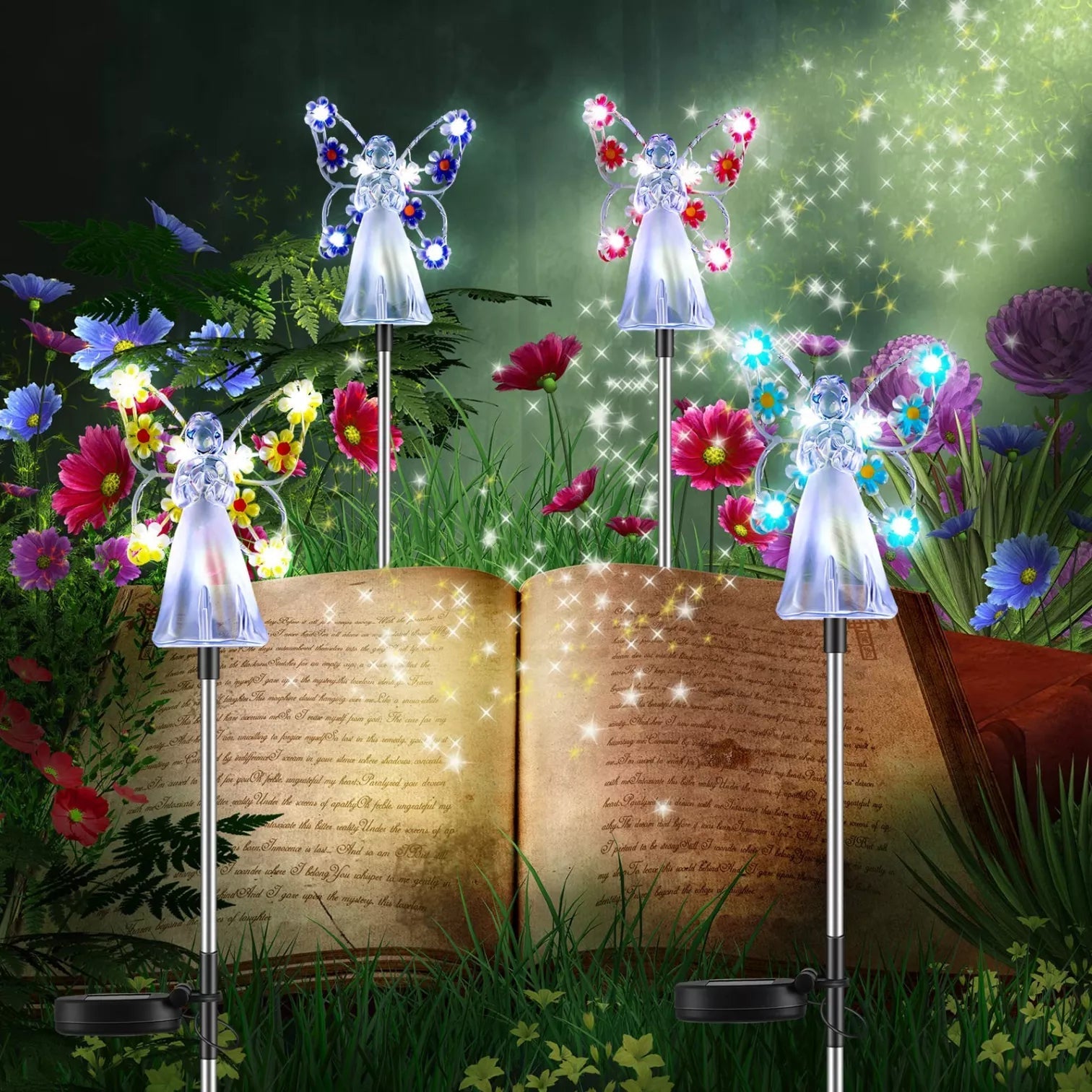 Enchanting Solar Garden Light - Elegant Outdoor LED Illumination