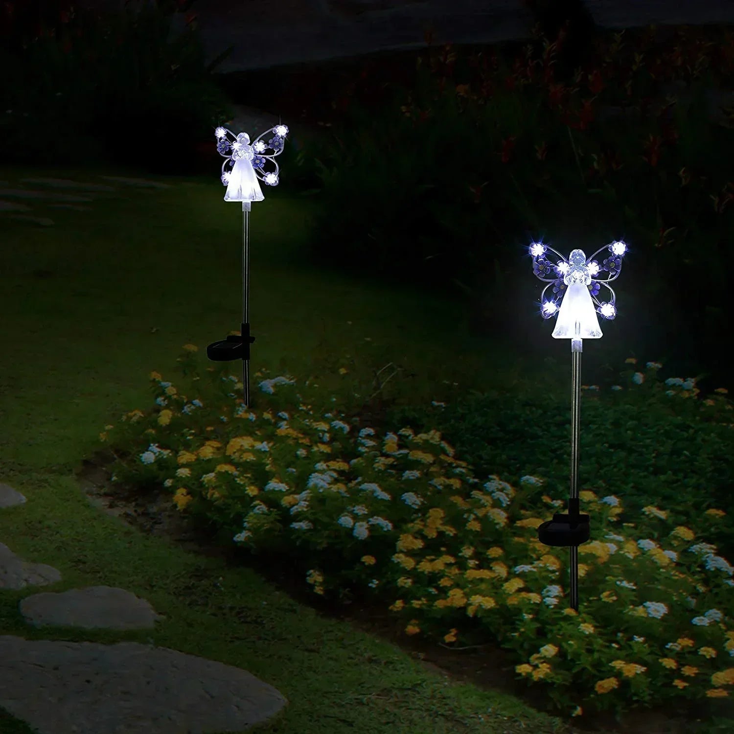 Enchanting Solar Garden Light - Elegant Outdoor LED Illumination
