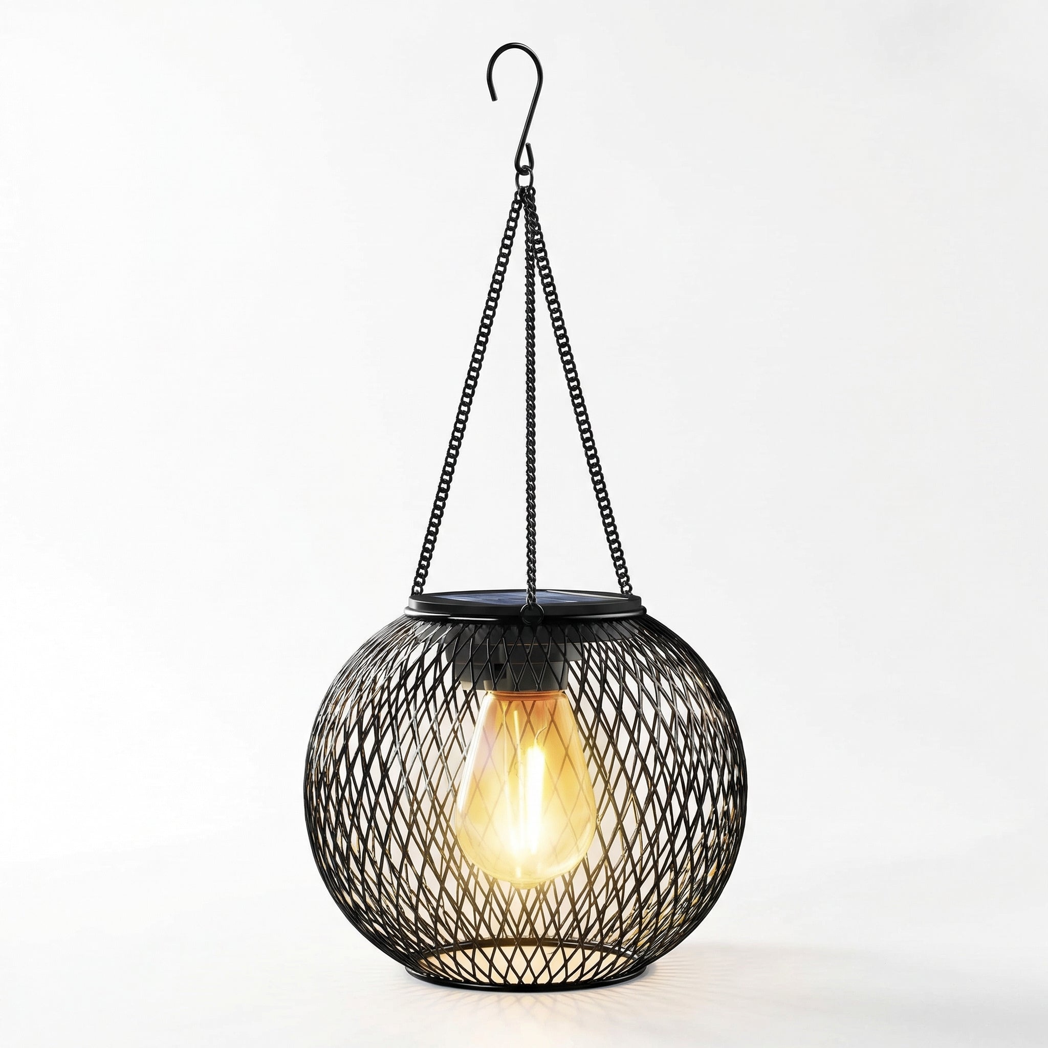 Eco-Conscious Solar Pendant Light for Outdoor Spaces