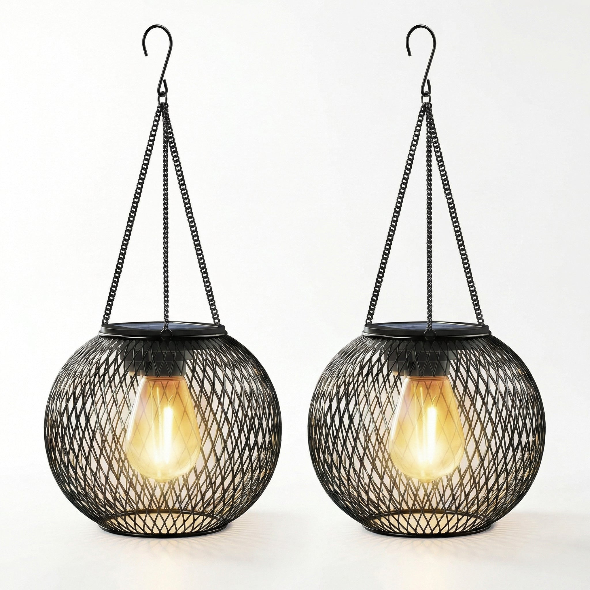 Eco-Conscious Solar Pendant Light for Outdoor Spaces