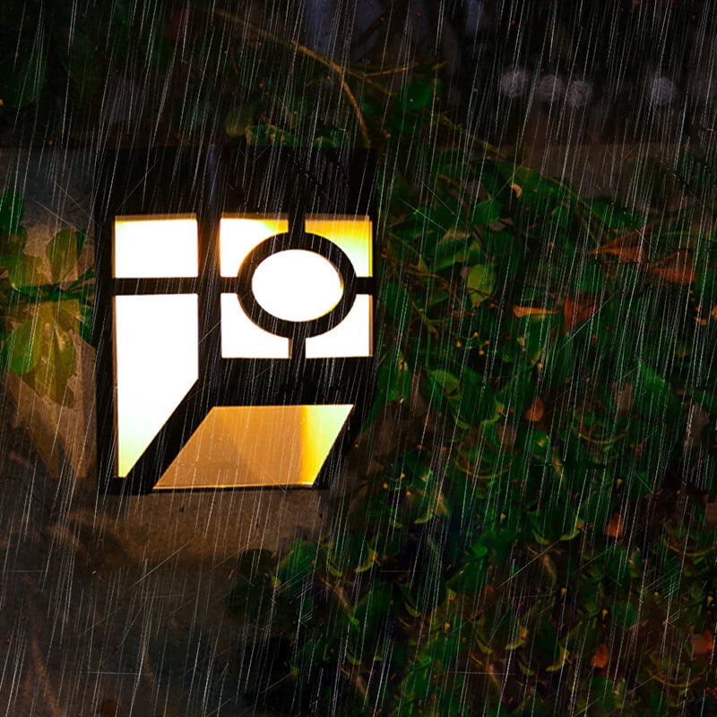 Eco-Friendly Solar Wall Lantern for Outdoor Spaces