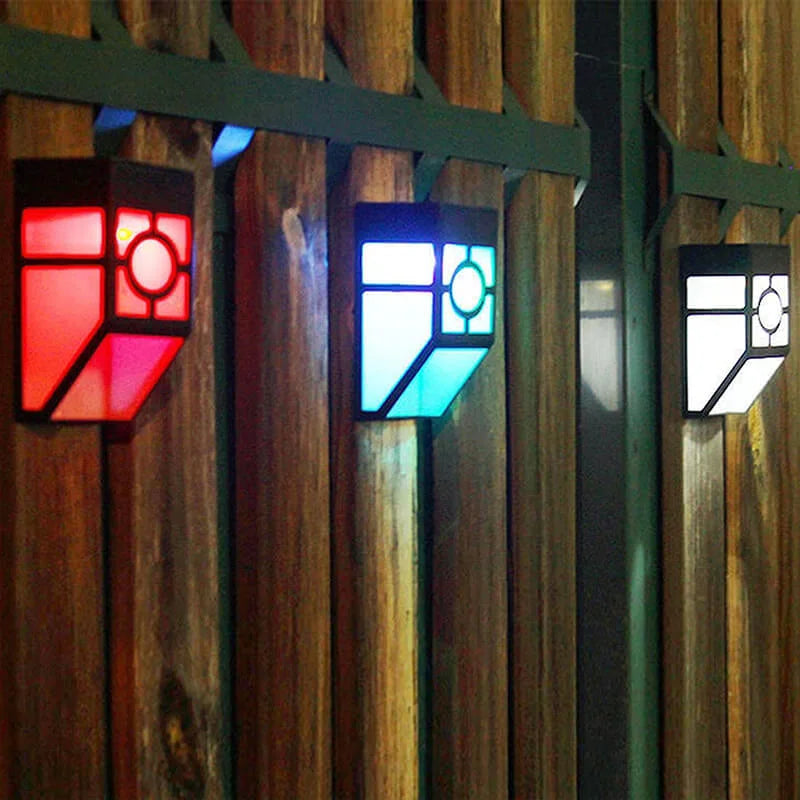 Eco-Friendly Solar Wall Lantern for Outdoor Spaces