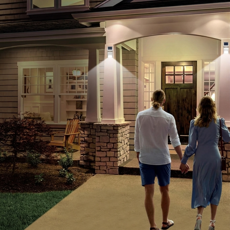 Smart Solar Security Lights - Motion Activated & Weatherproof