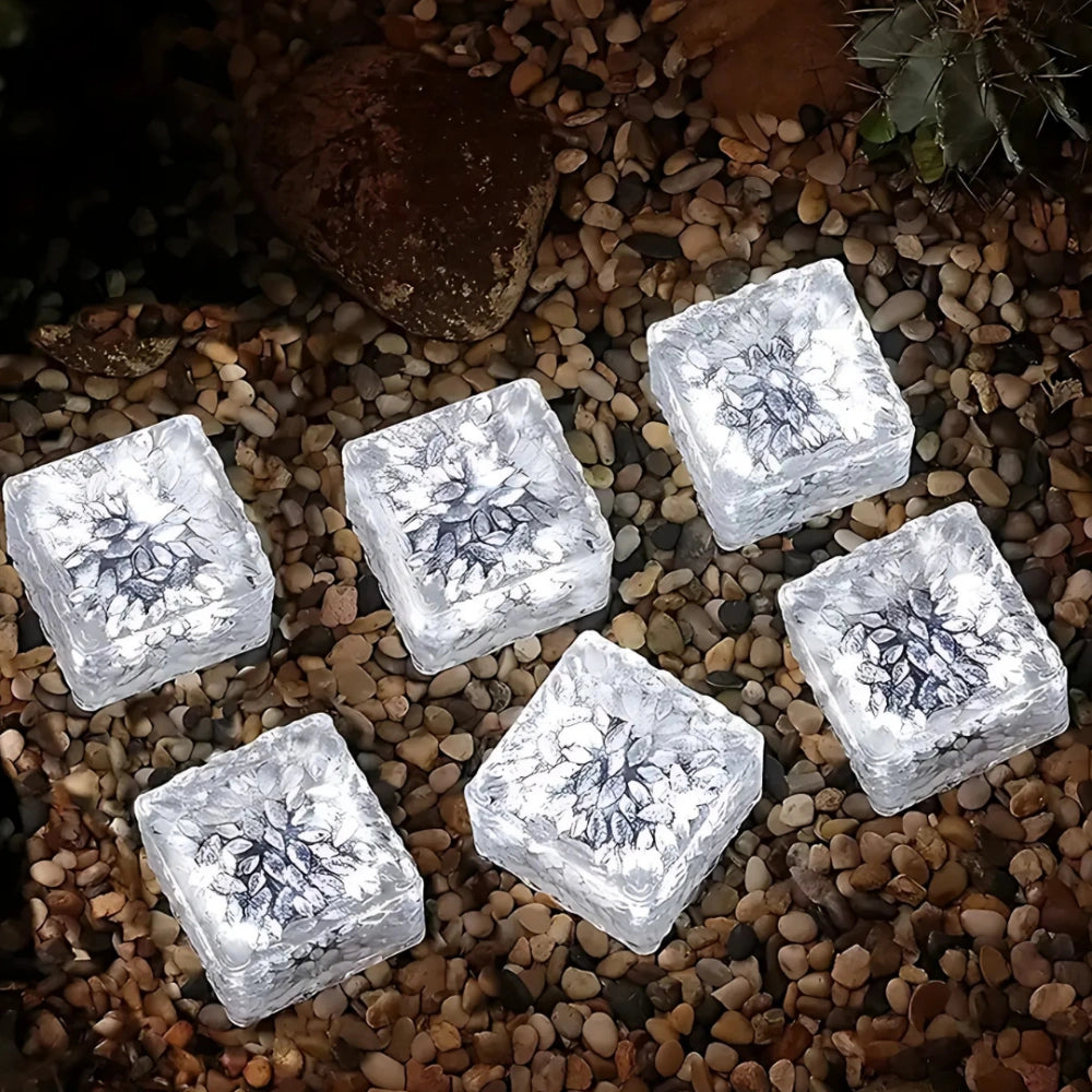 Eco-Friendly Solar Brick Light with Smart Dusk Sensor