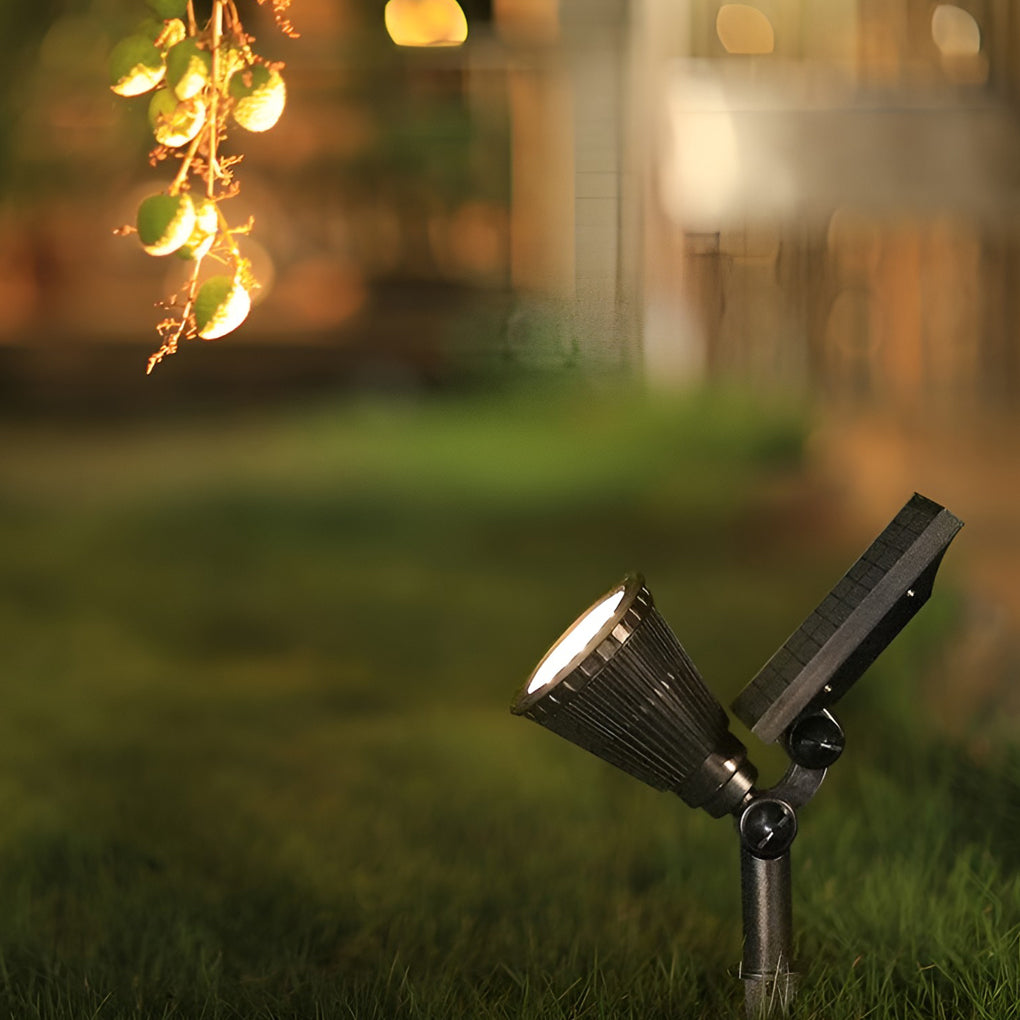 Eco-Friendly Outdoor LED Spotlight with Adjustable Colors
