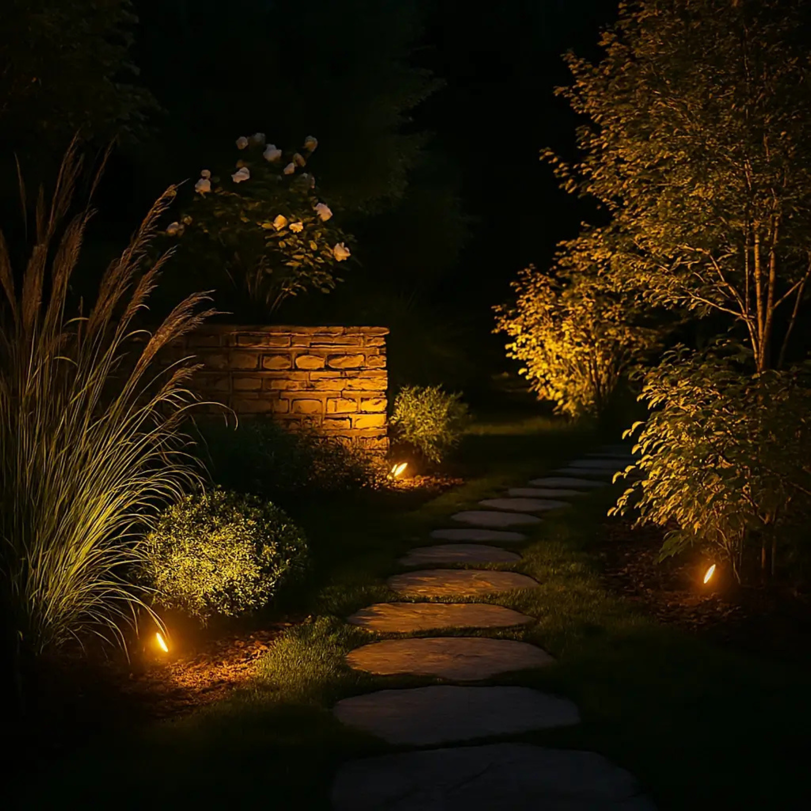 EcoGlow Solar Spotlight with Dusk Sensor and 9 Color Options