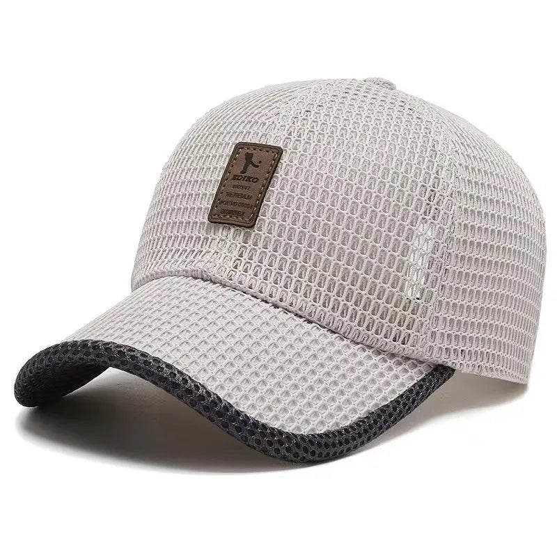 Breathable Mesh Summer Cap | Adjustable Snapback | Outdoor Baseball Hat