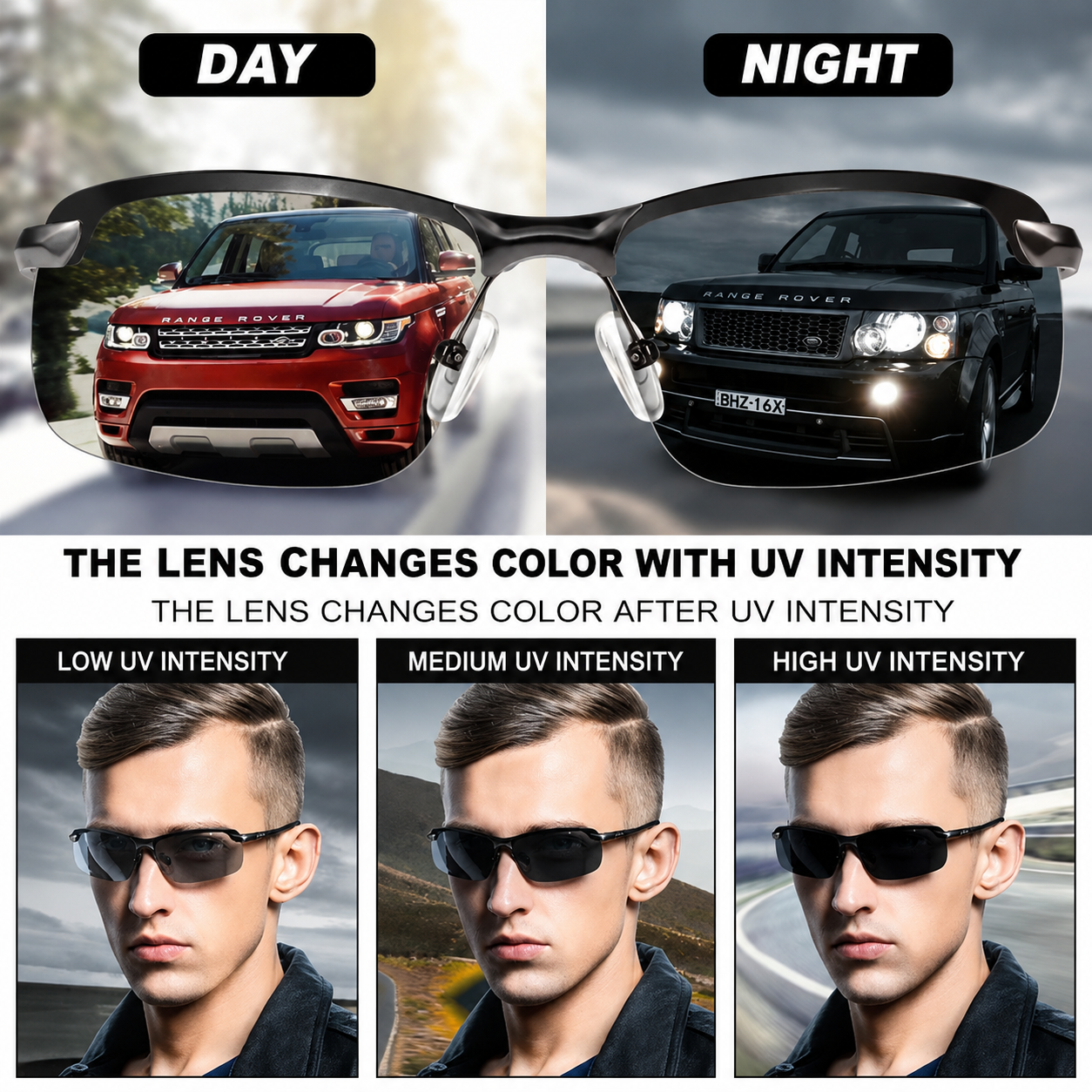 Lightweight Sunglasses with Automatic Tinting | LumiShift Technology