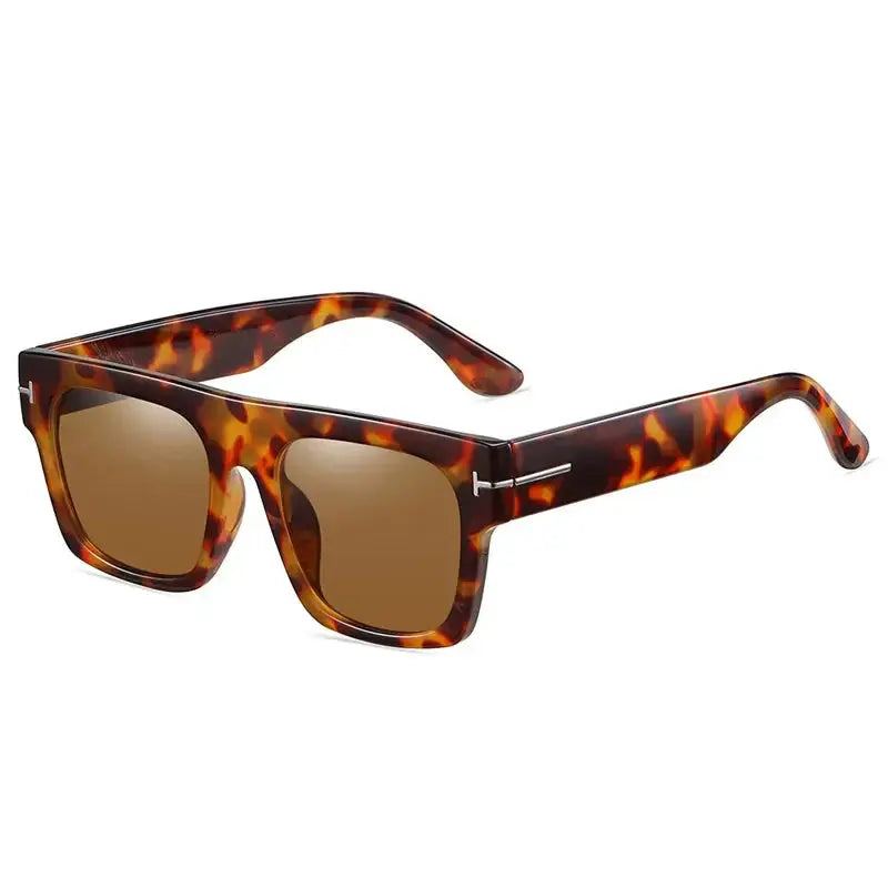 Oversized Retro Sunglasses with Flat Top | Lightweight and Comfortable