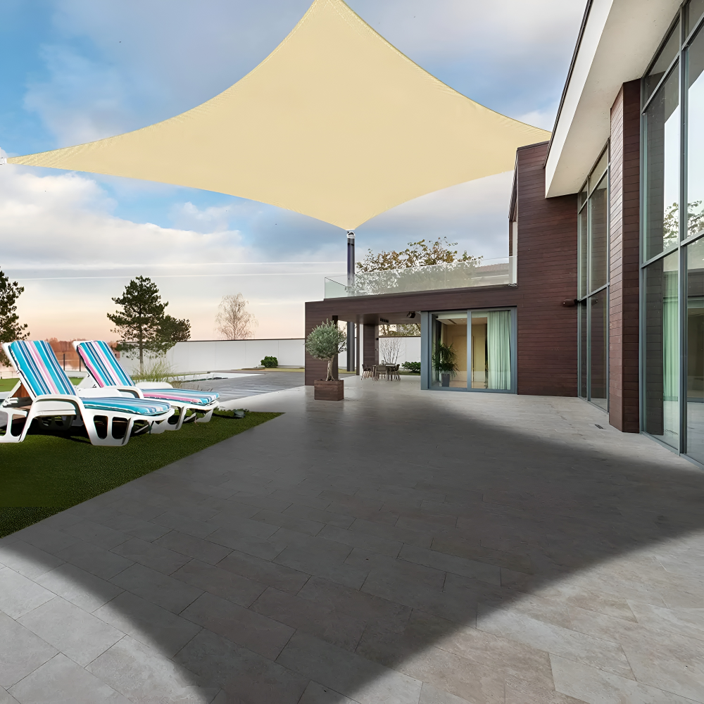 Rectangular Waterproof Shade Sail | Outdoor Fabric with UV Protection