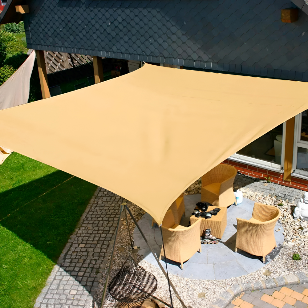 Rectangular Waterproof Shade Sail | Outdoor Fabric with UV Protection