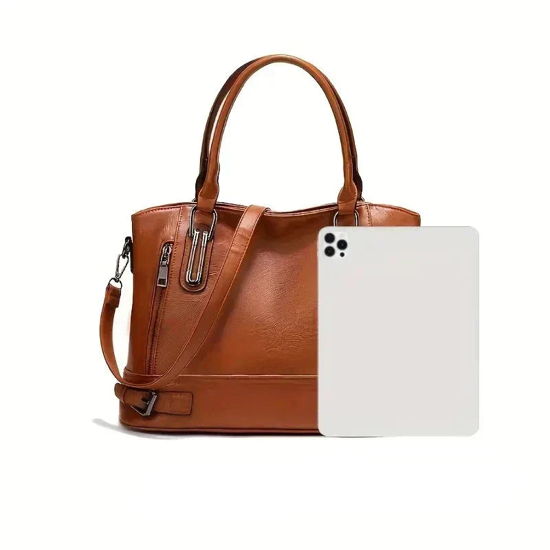 Chic Vintage-Inspired Crossbody Handbag for Everyday Use