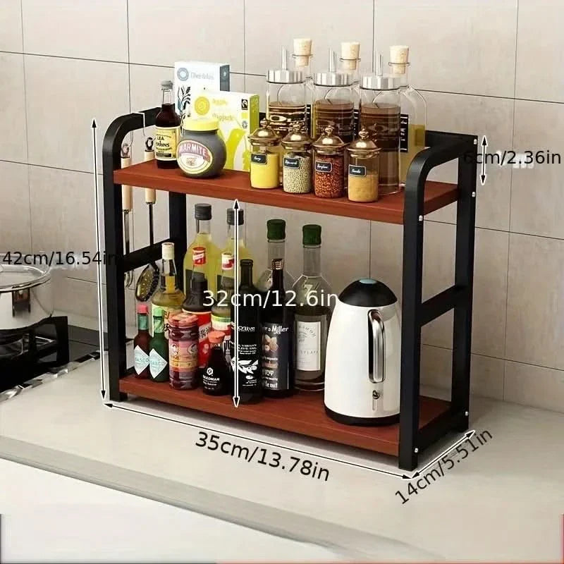 2-Tier Kitchen Countertop Organizer Shelf
