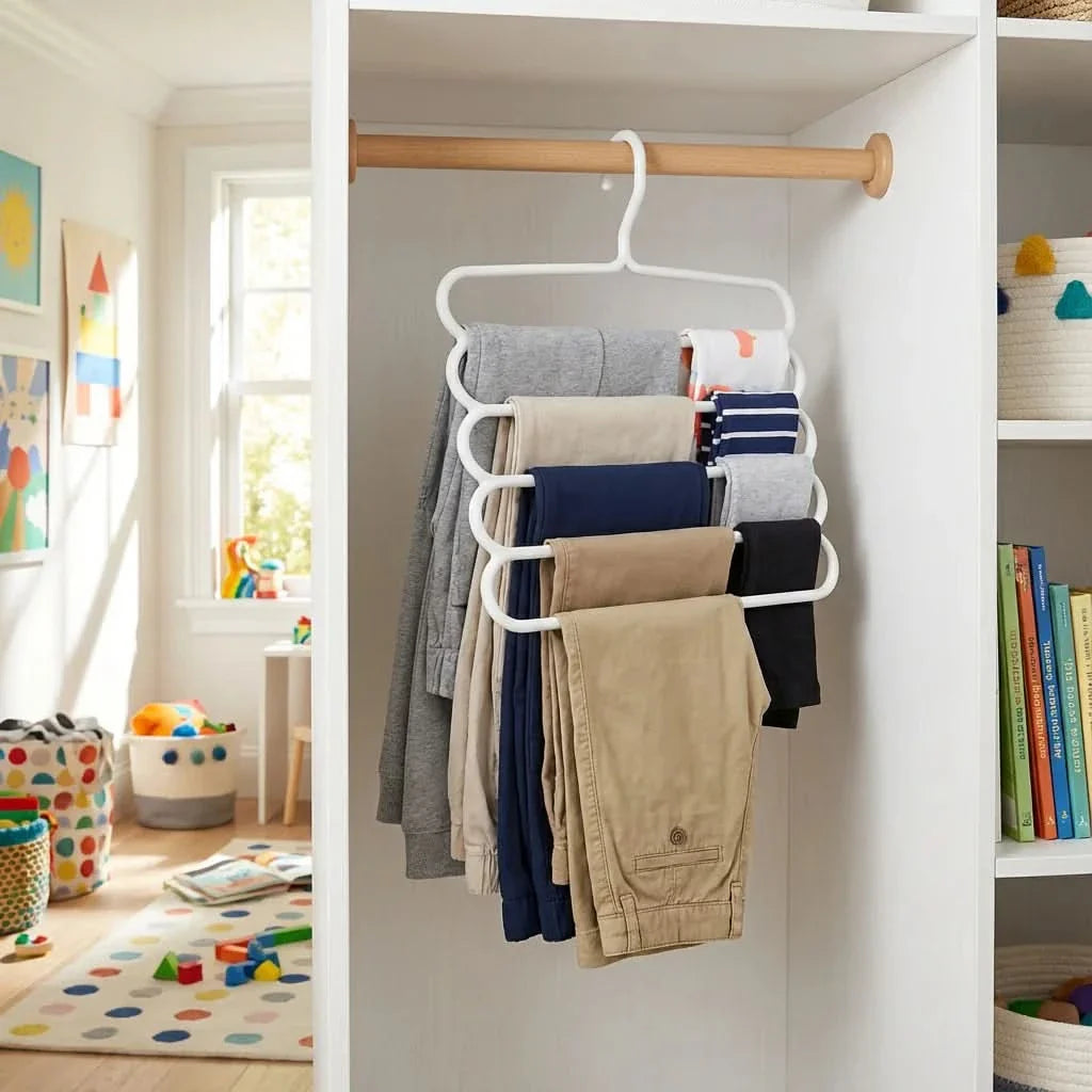 Multi-Tier Closet Hanger for Space Optimization and Organization