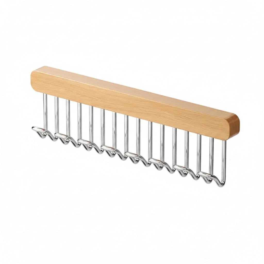 Sliding Rack for Scarves and Ties – Space-Efficient Closet Organizer