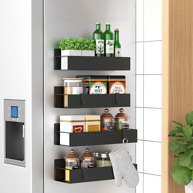 Magnetic Spice Organizer for a Tidy and Accessible Kitchen