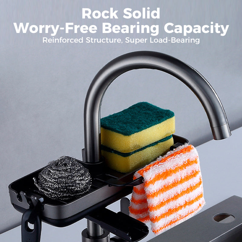 Sink Organizer | Quickly Dries Sponge and Brush | Clamp Attachment
