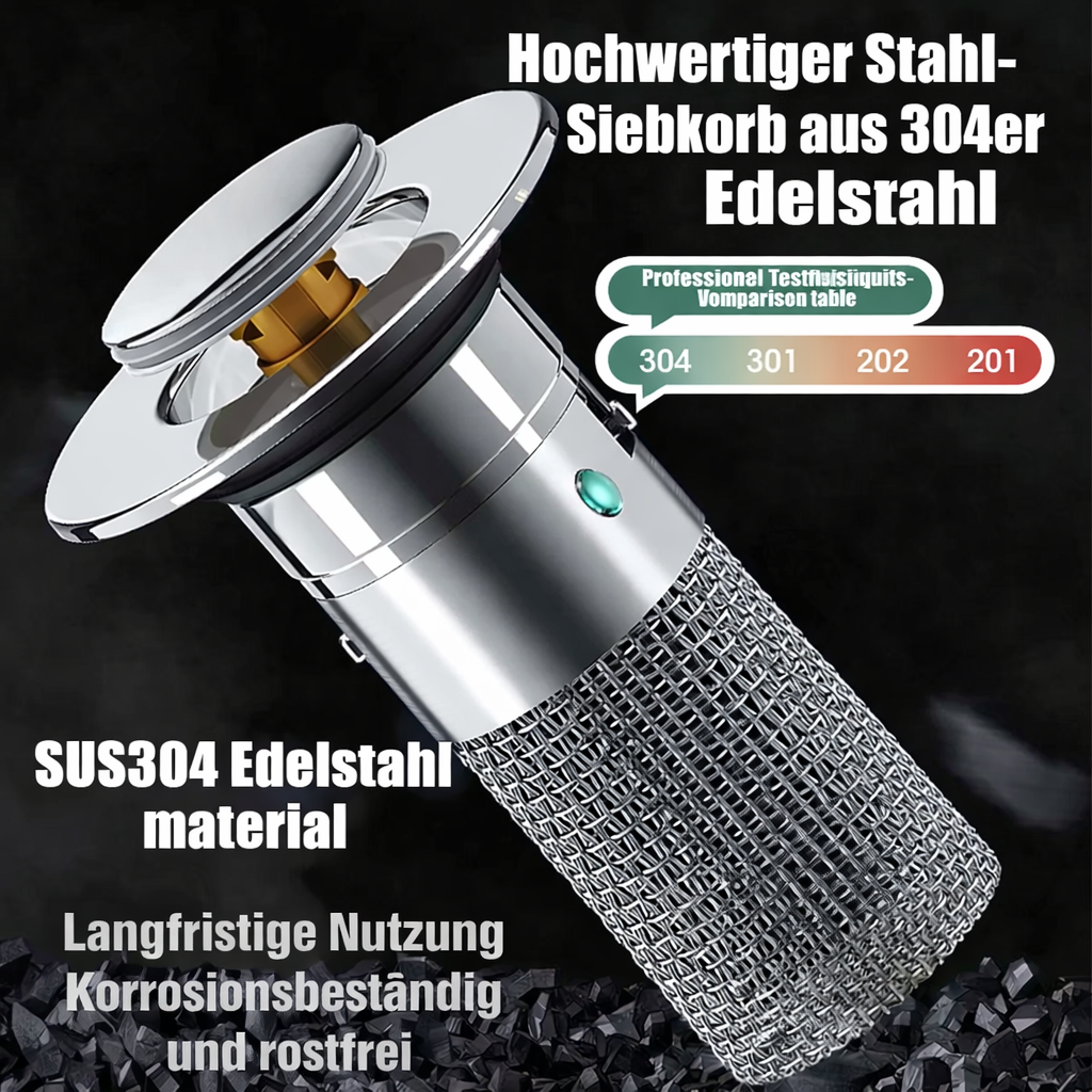 Sink Drain Stopper | Clog-Free Stainless Steel Filter