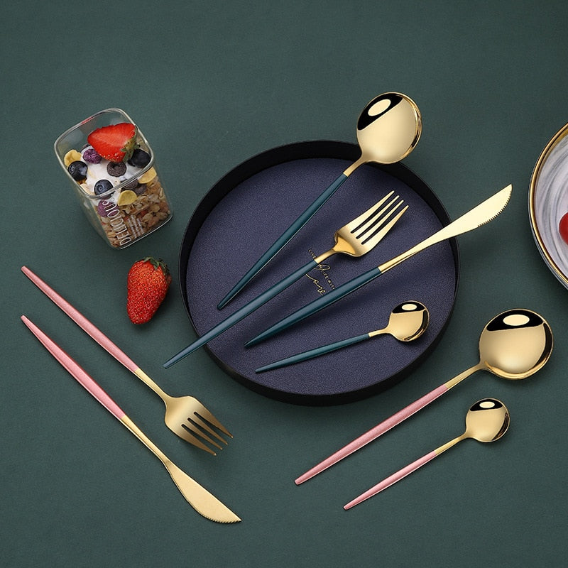 Premium Stainless Utensil Collection for Everyday Dining