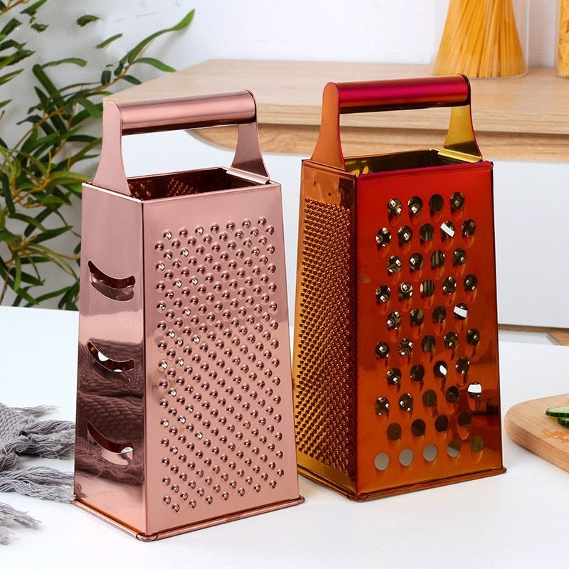 Premium Handheld Grater with Mirror Finish - 23 cm