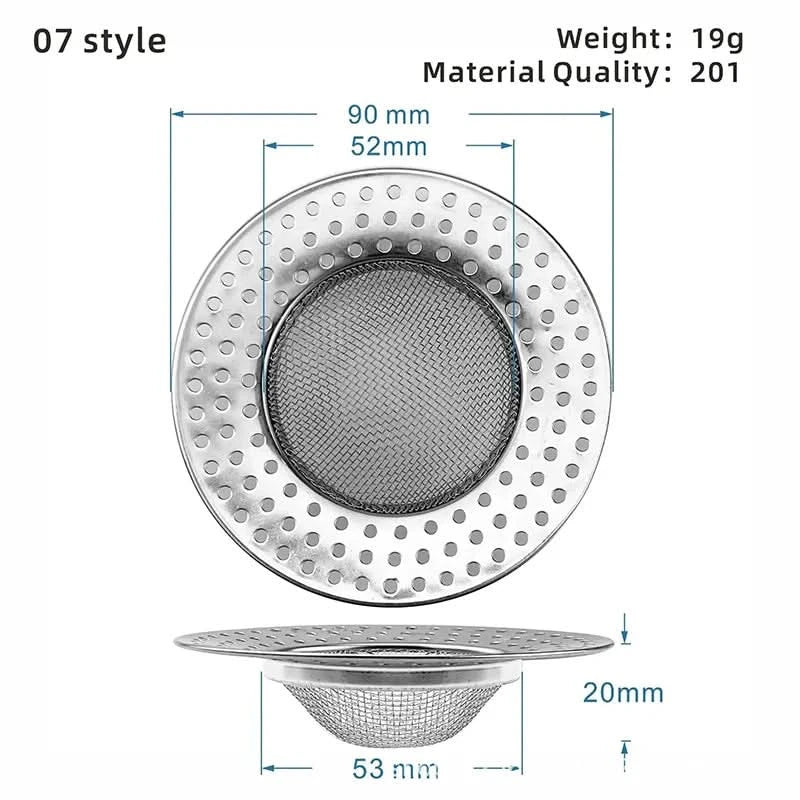 Stainless Steel Sink Strainer for Drain Protection
