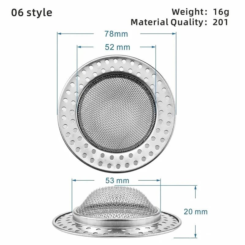 Stainless Steel Sink Strainer for Drain Protection