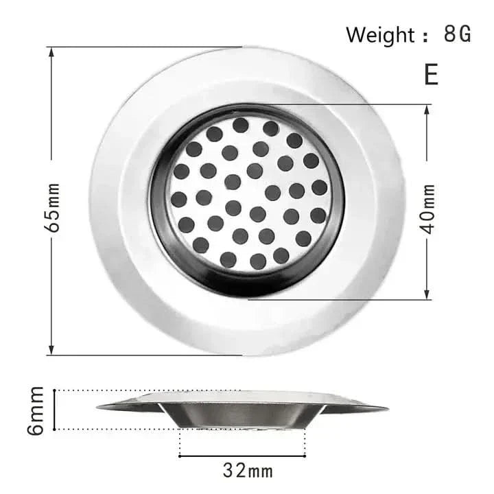 Stainless Steel Sink Strainer for Drain Protection