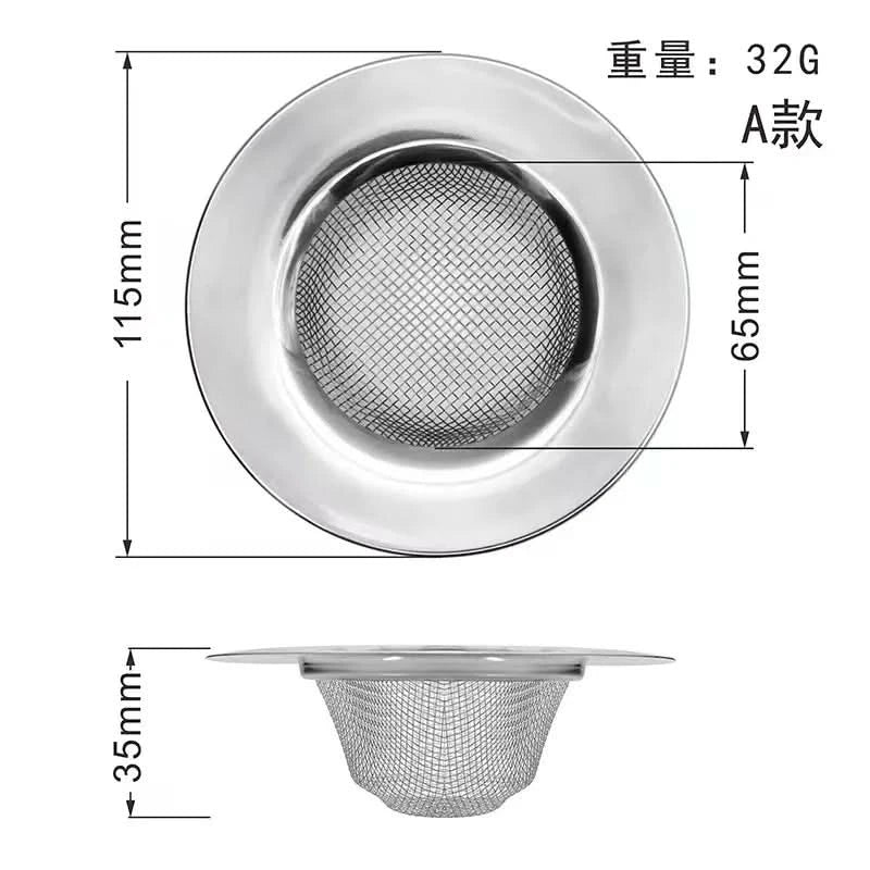 Stainless Steel Sink Strainer for Drain Protection