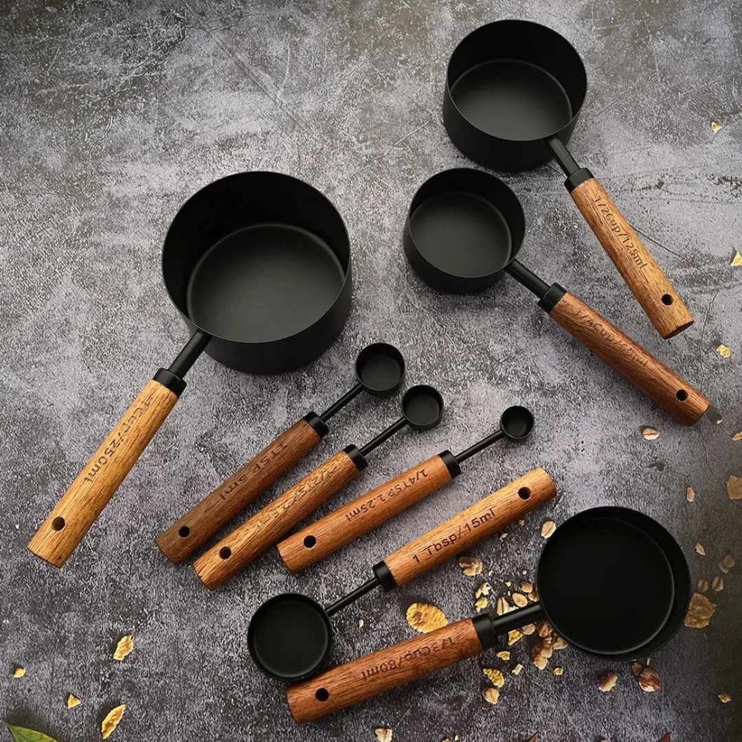 Precision Measuring Spoon Collection with Stylish Grip