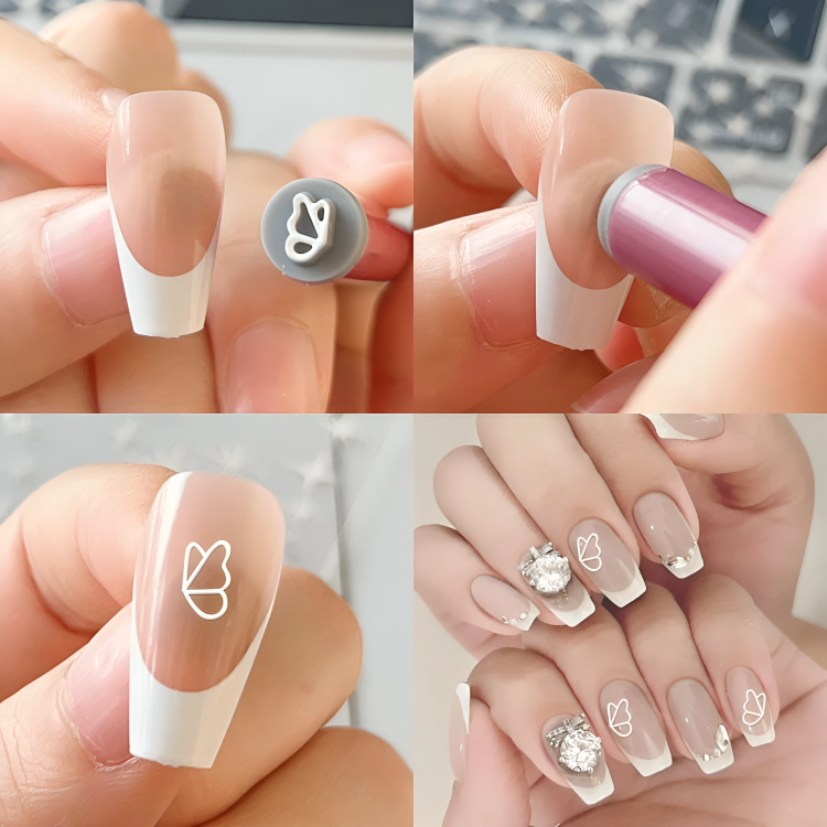Nail Art Stamping Pen for Creative Designs