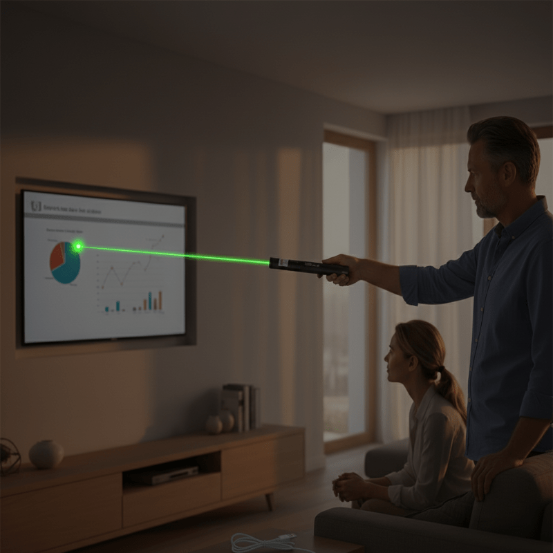 LumiPoint - Compact Laser Pointer for Effortless Presentations