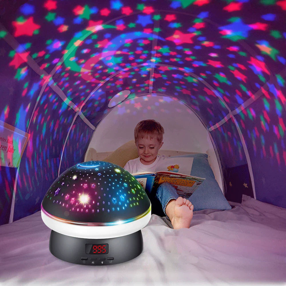 Celestial Dream Projector – 16 Color LED Night Light for Kids