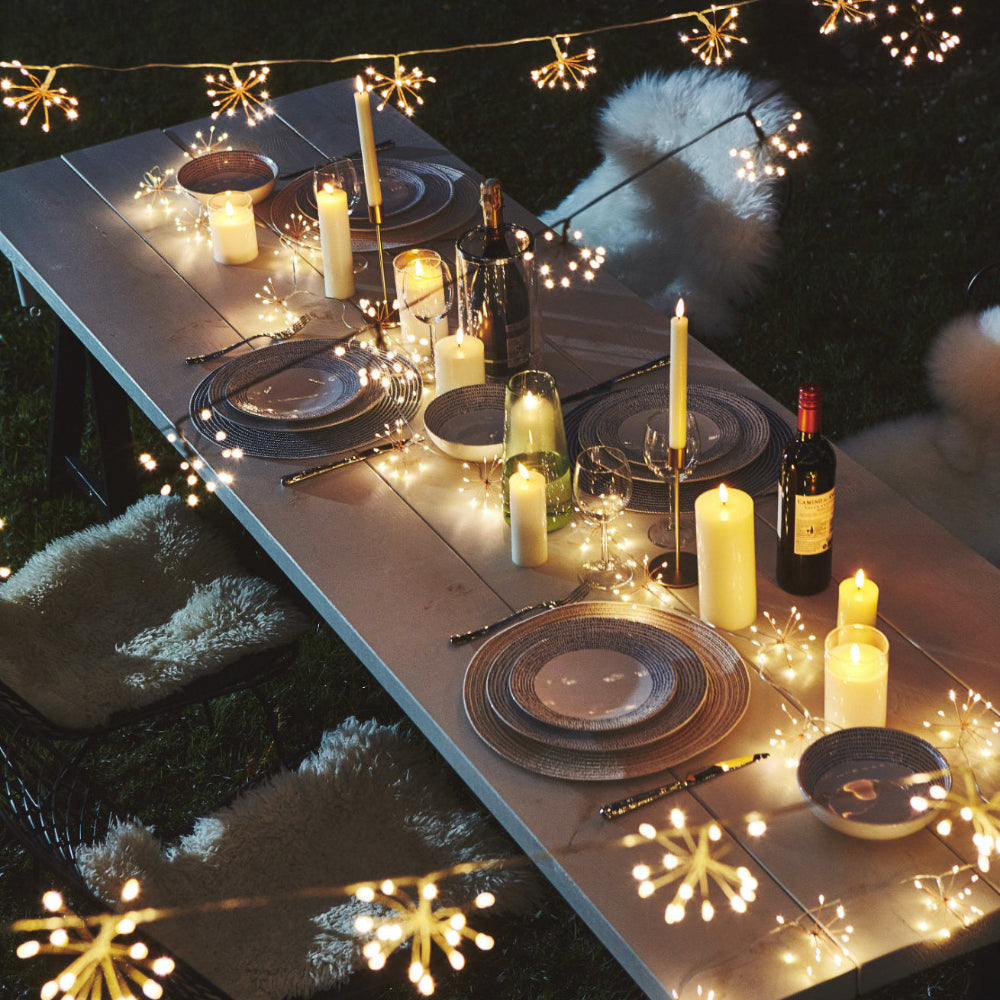 Twinkling Copper Burst String Lights for Enchanting Decor