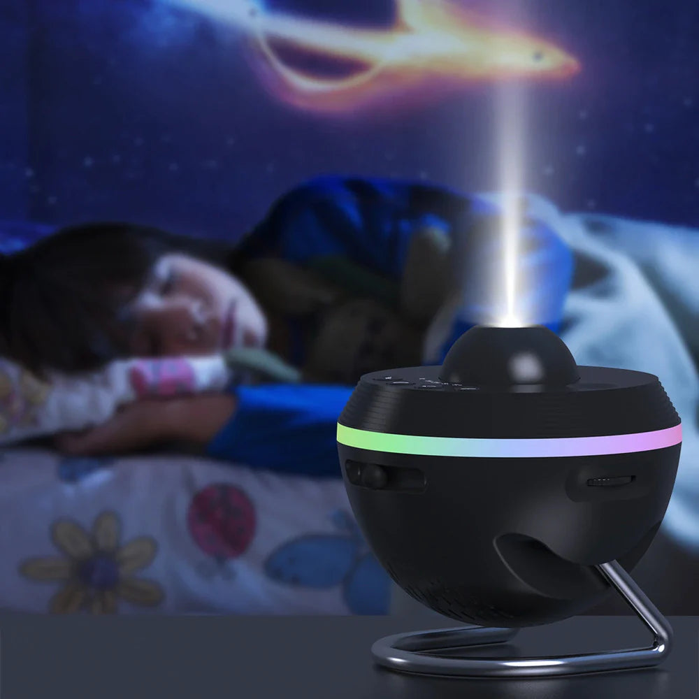 Celestial Dream Projector – 360° Galaxy Night Light