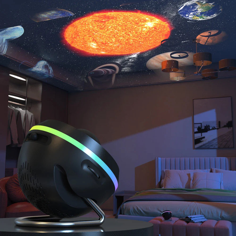 Celestial Dream Projector – 360° Galaxy Night Light